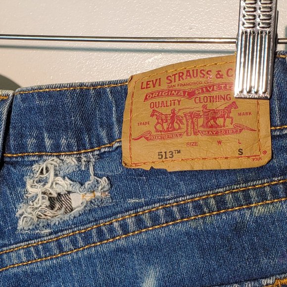 Watercolor Distressed Shorts - Picture 5 of 5